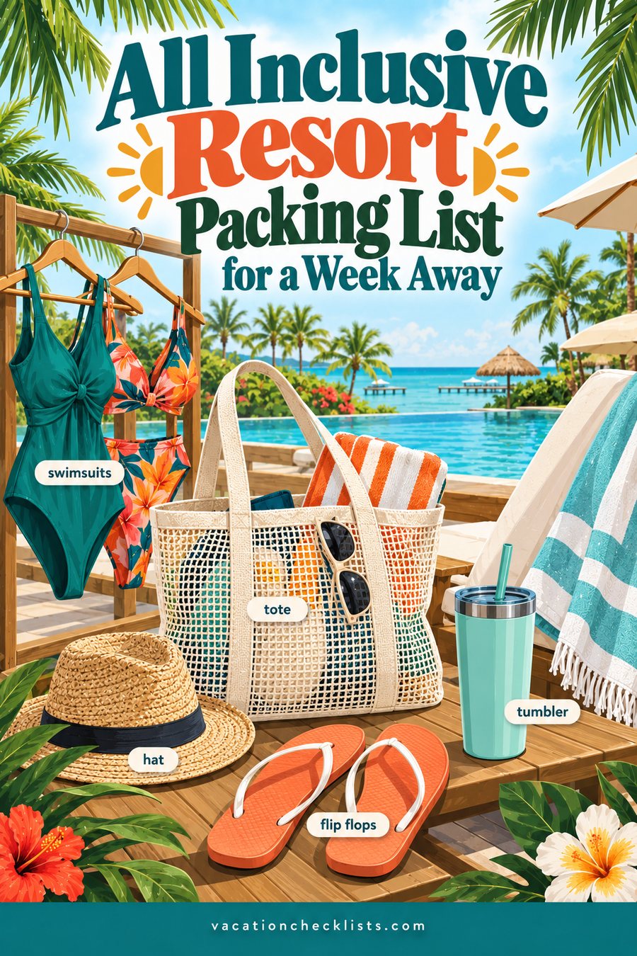 All Inclusive Resort Packing List for a Week Away