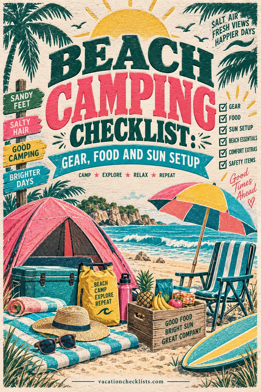 Beach Camping Checklist