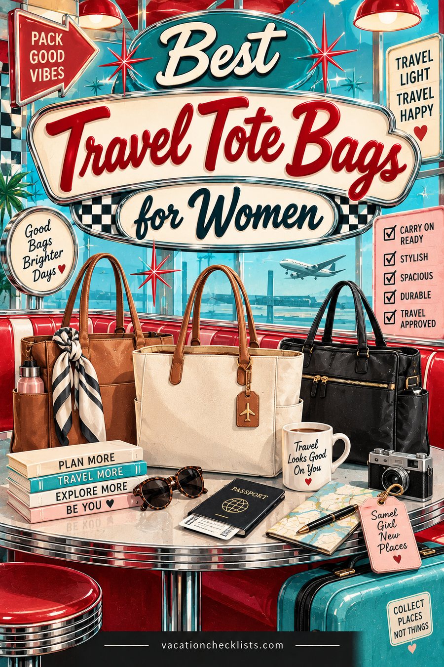 Best Travel Tote Bags for Women, Including the Rothys Tote Bag