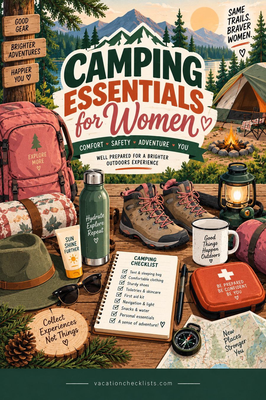 Camping Essentials for Women: Gear, Warmth and Comfort