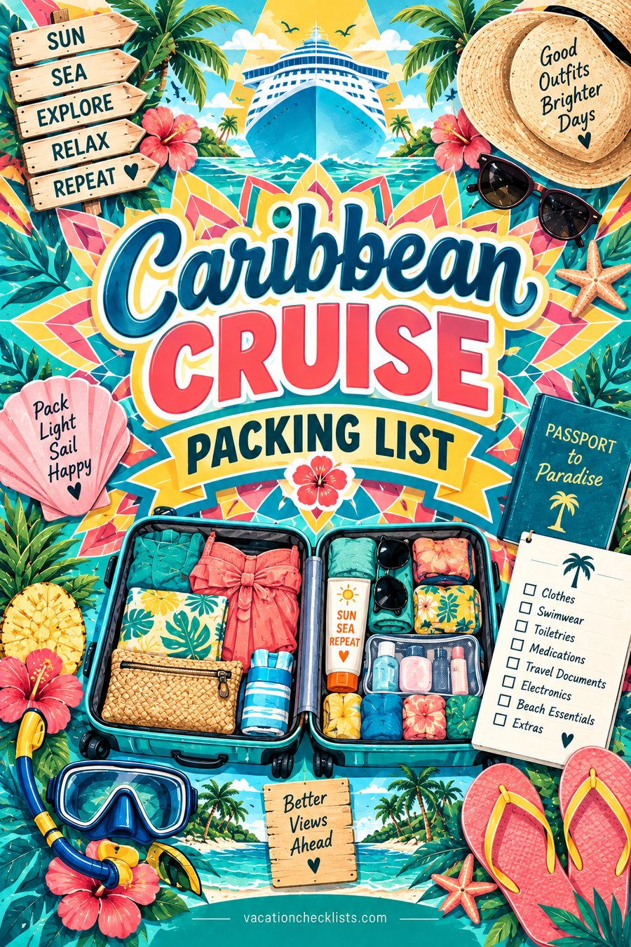 Caribbean Cruise Packing List