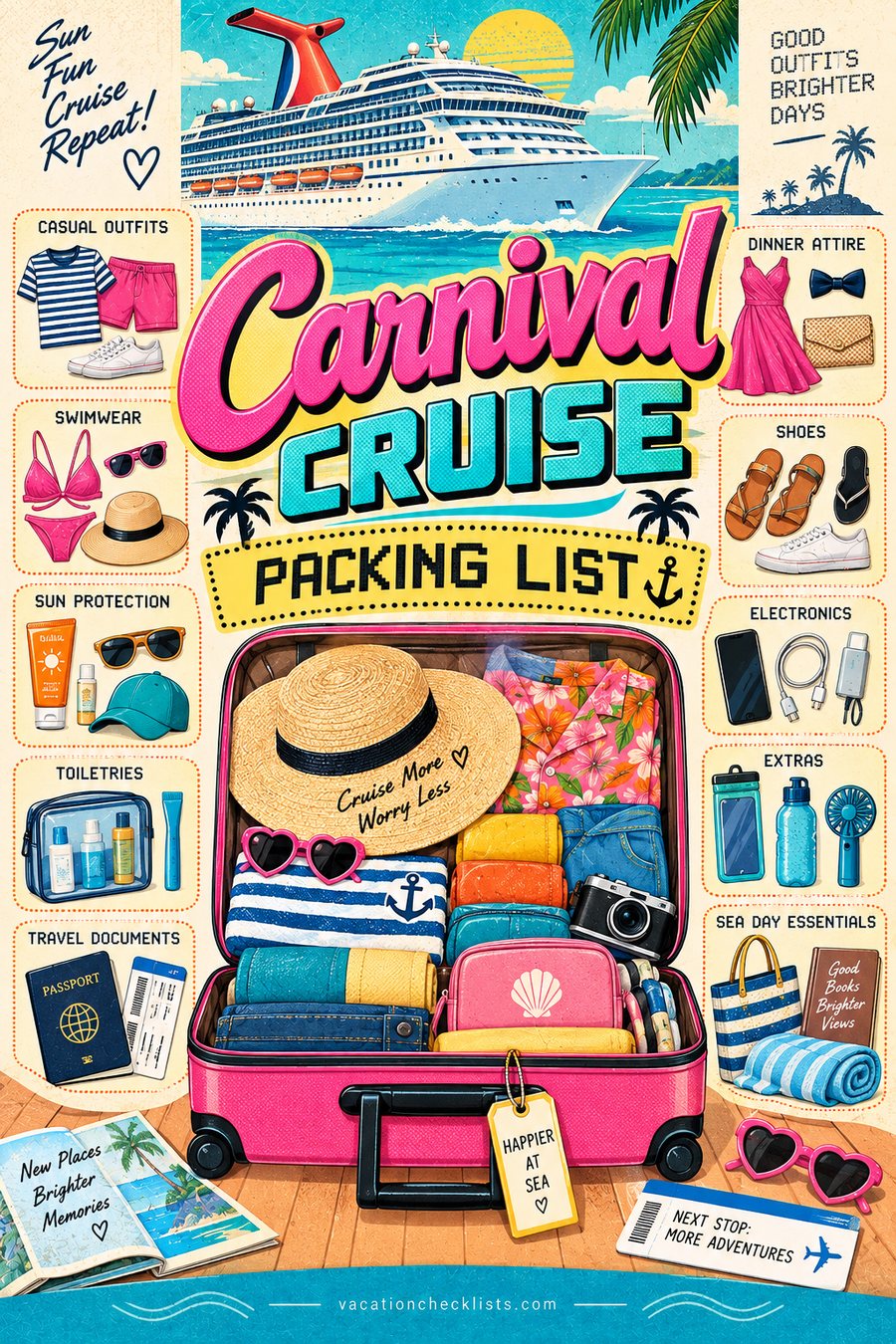 Carnival Cruise Packing List