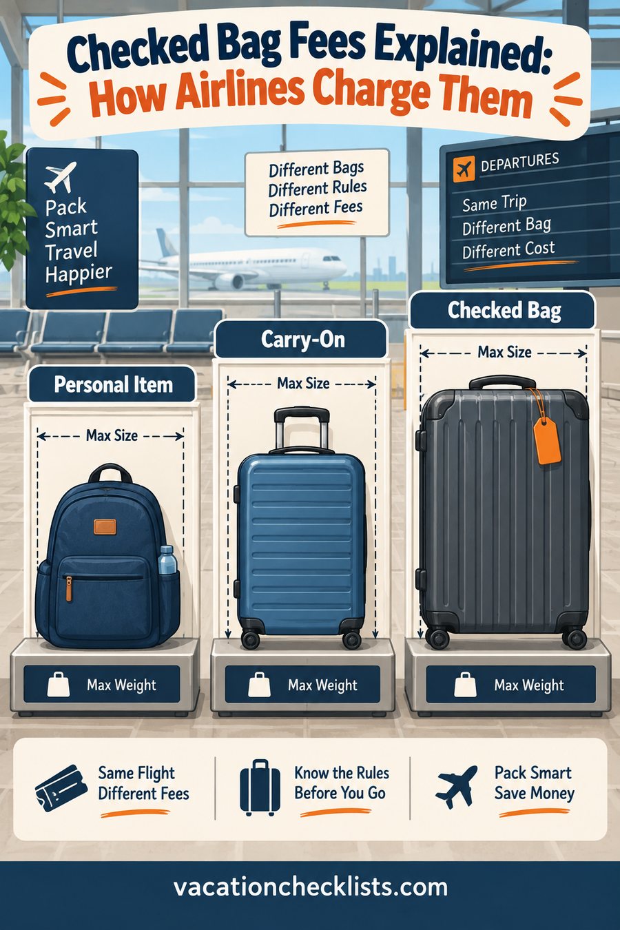 Checked Bag Fees Explained