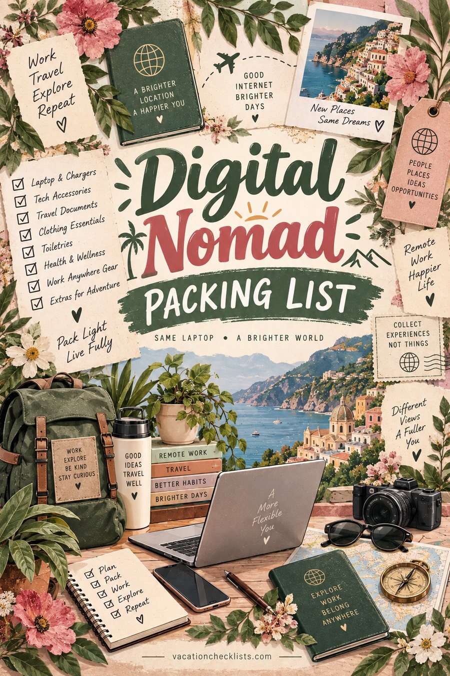 Digital Nomad Packing List for Living Out of One Bag