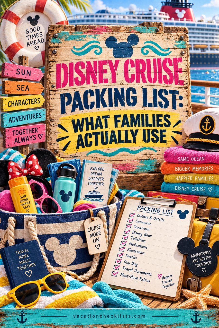 Disney Cruise Packing List