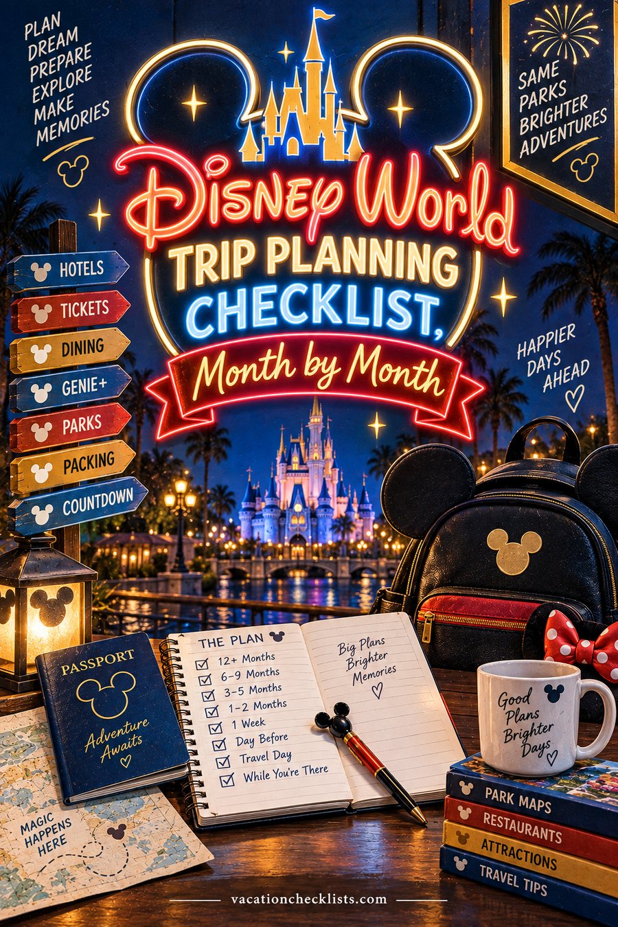 Disney World Trip Planning Checklist