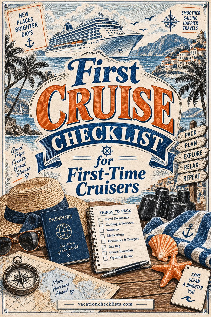 First Cruise Checklist for First-Time Cruisers
