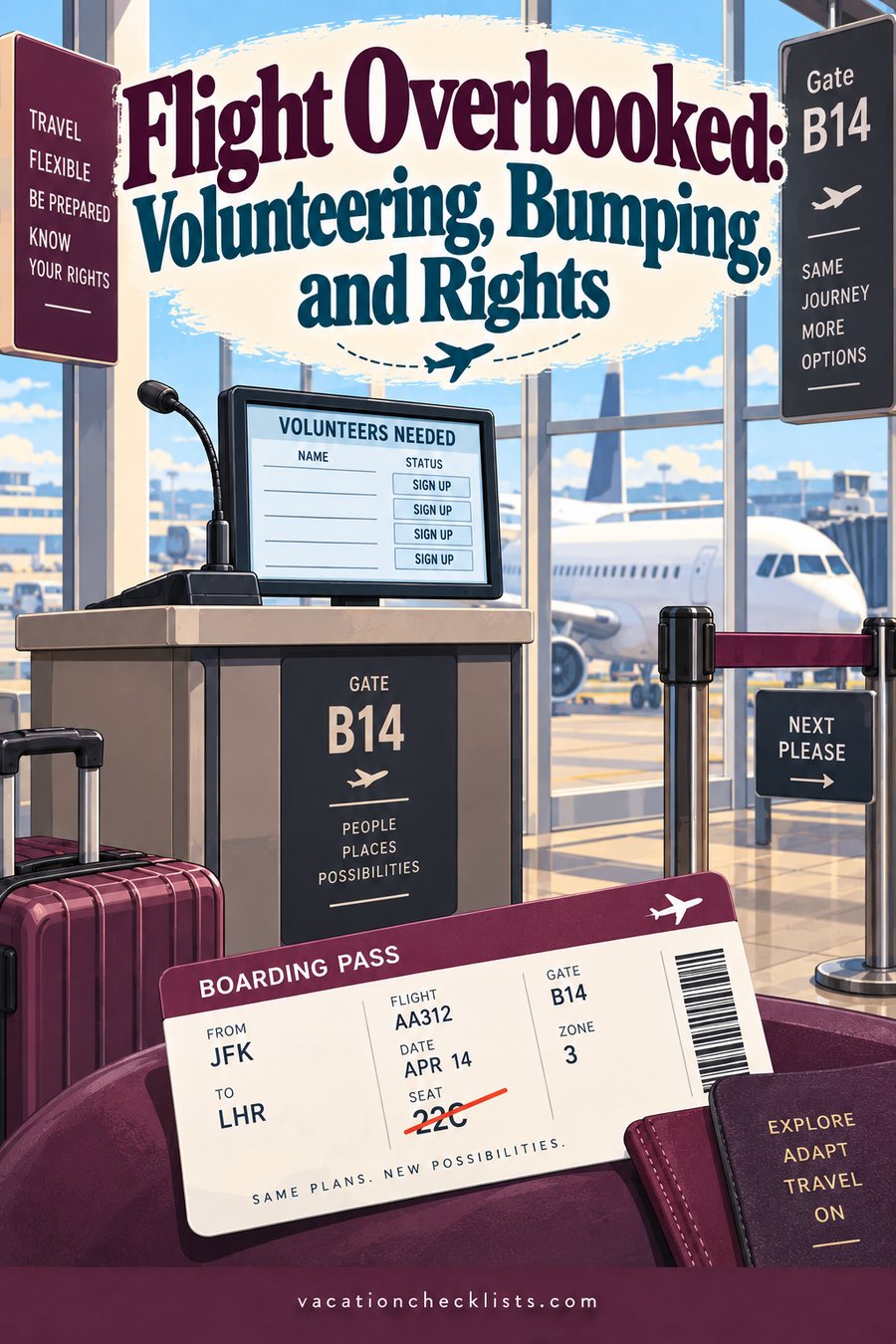 Flight Overbooked: What Happens at the Gate