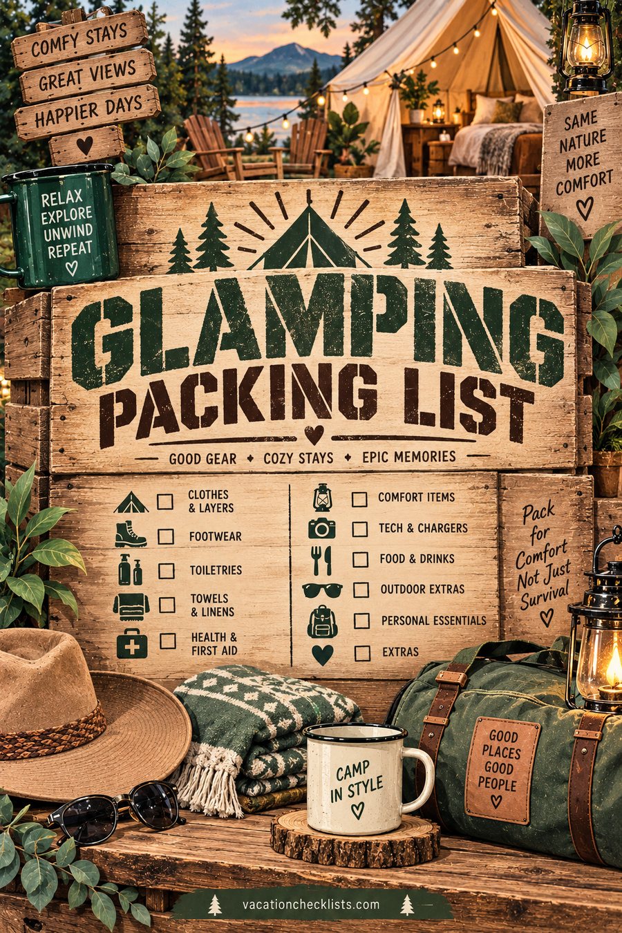 Glamping Packing List