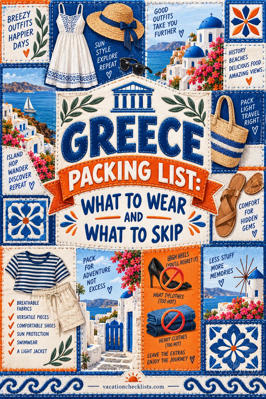 Greece Packing List: What to Wear and Bring