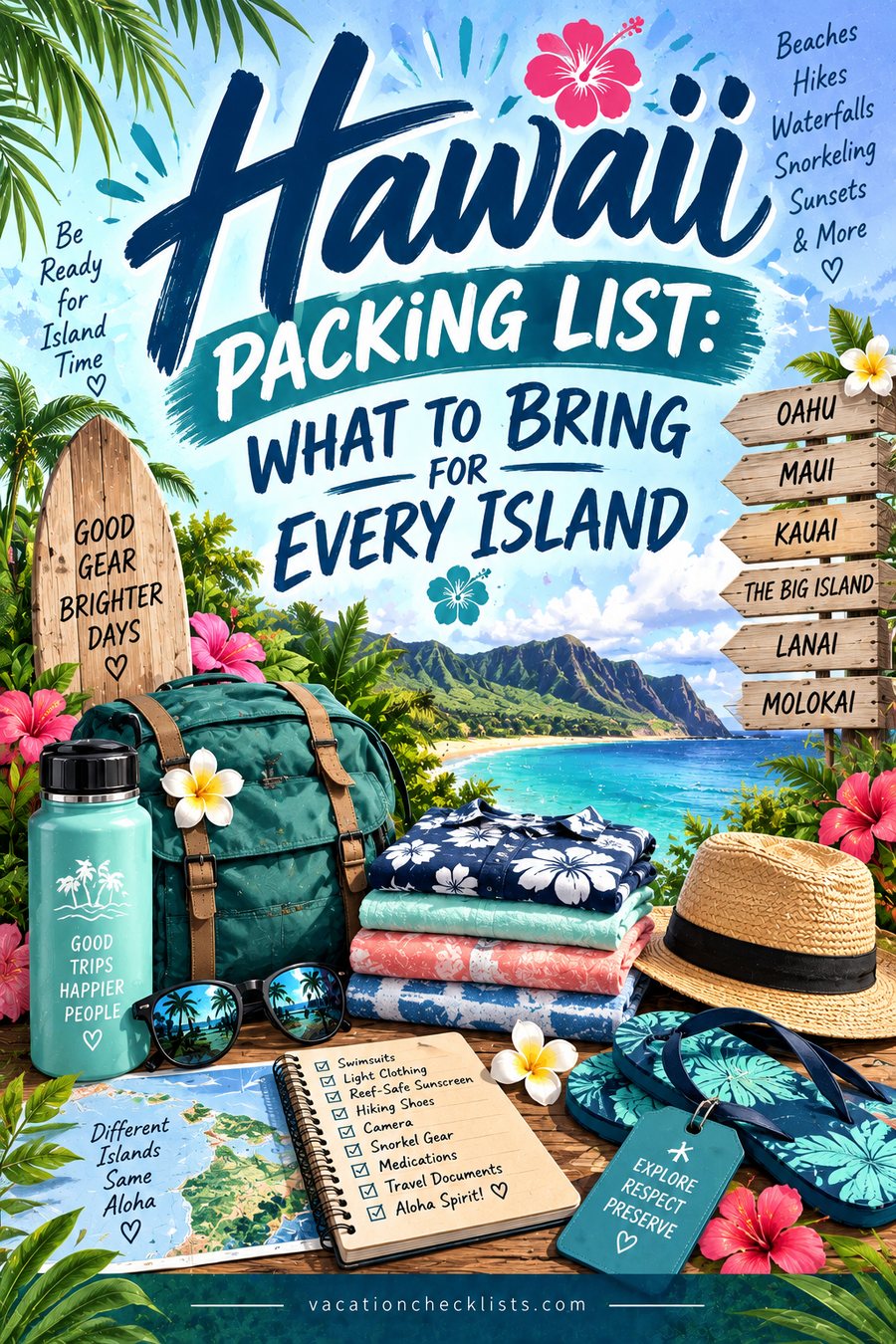 Hawaii Packing List: What to Bring for Every Island