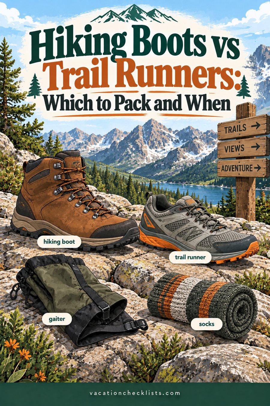 Hiking Boots vs Trail Runners