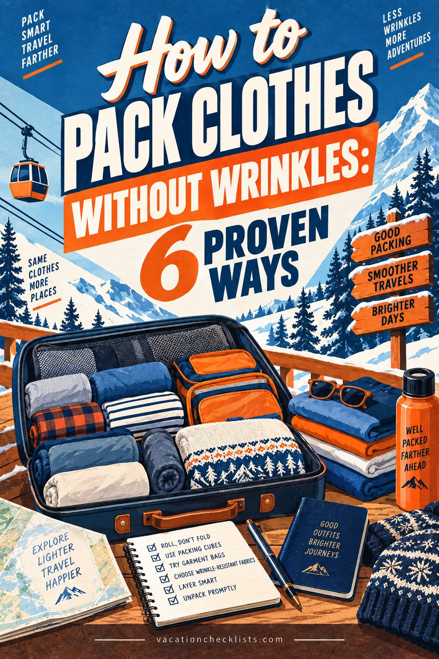 How to Pack Clothes Without Wrinkles: 6 Proven Ways