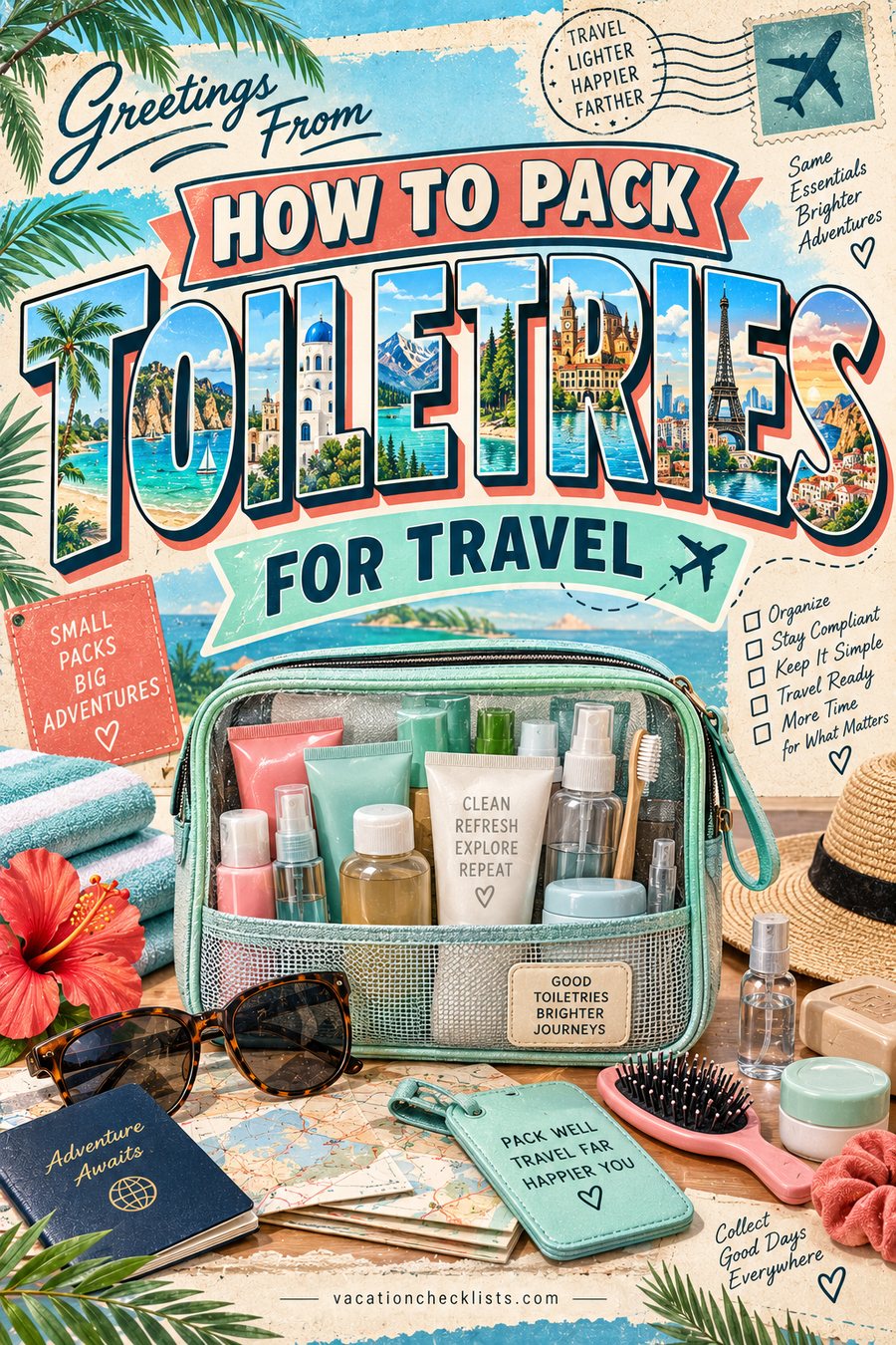 How to Pack Toiletries for Travel