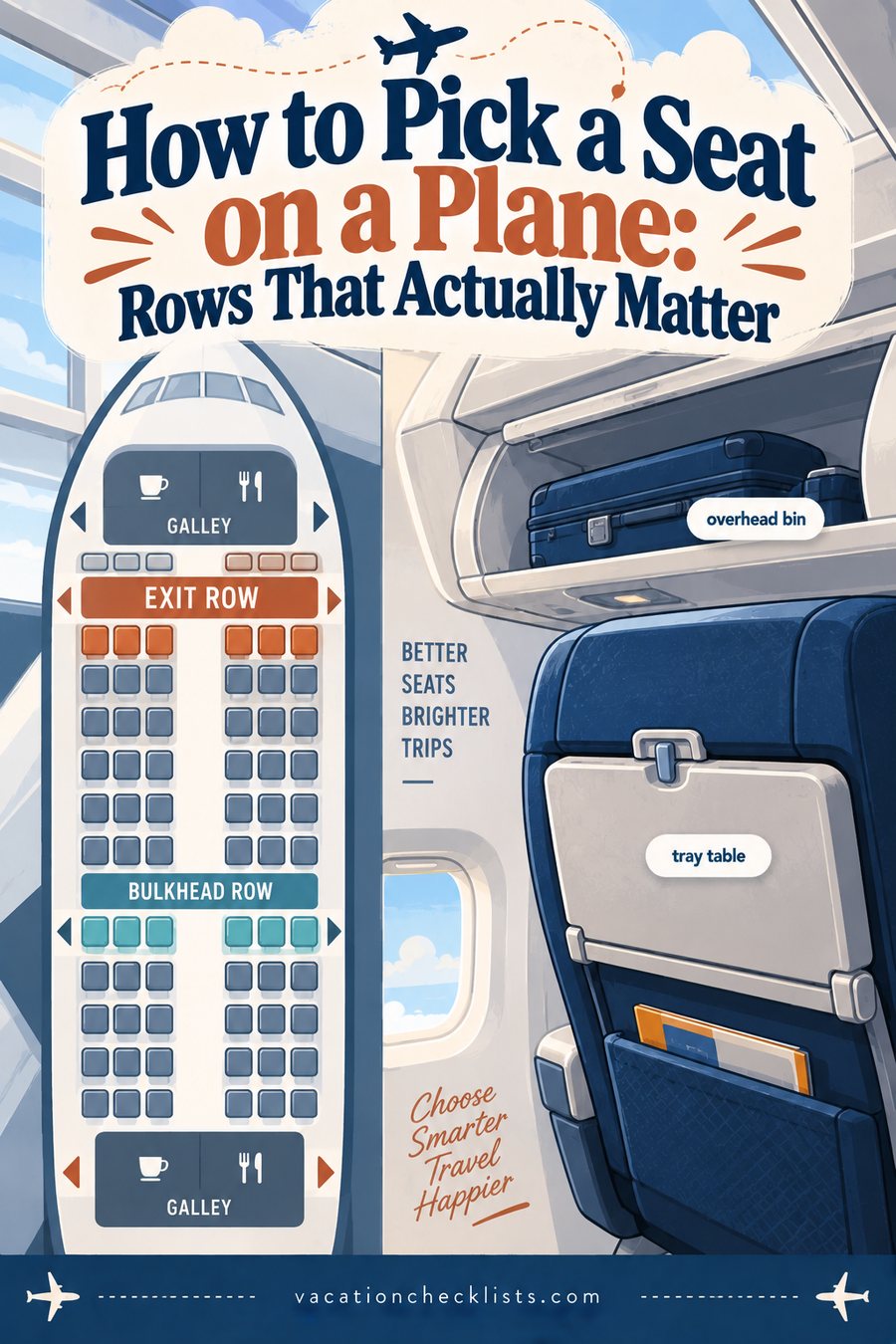 How to Pick a Seat on a Plane: Rows That Actually Matter