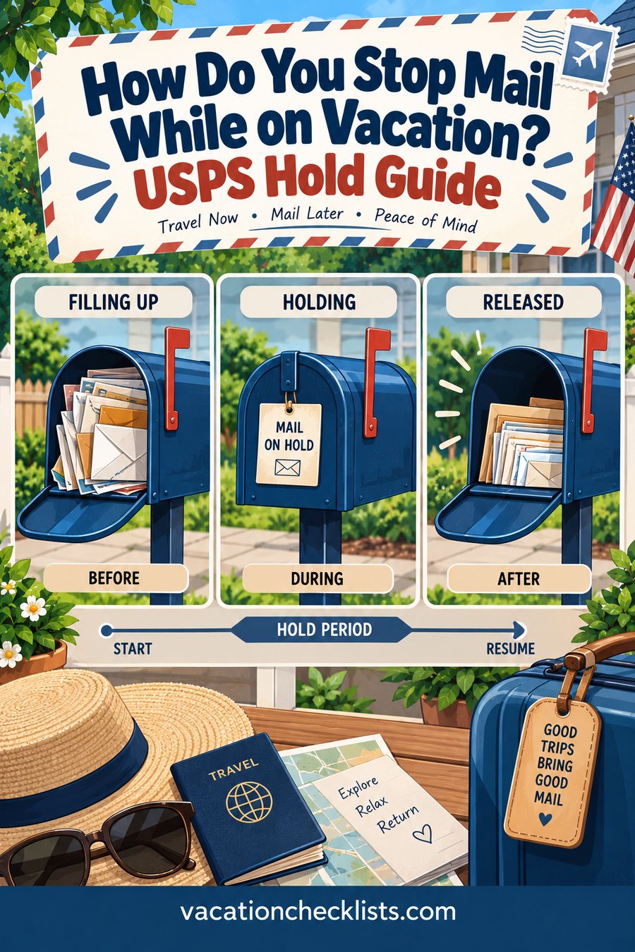 How Do You Stop Mail While on Vacation