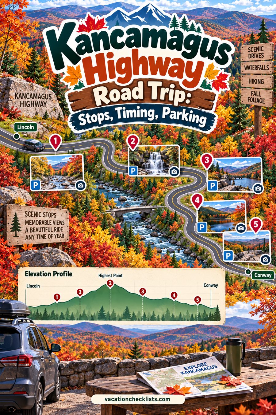 Kancamagus Highway Road Trip