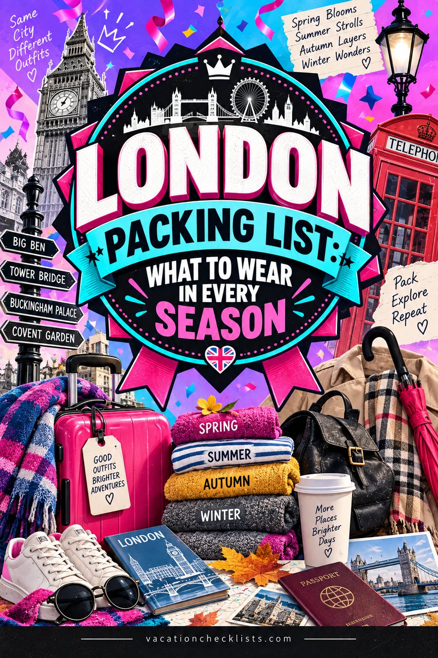 London Packing List