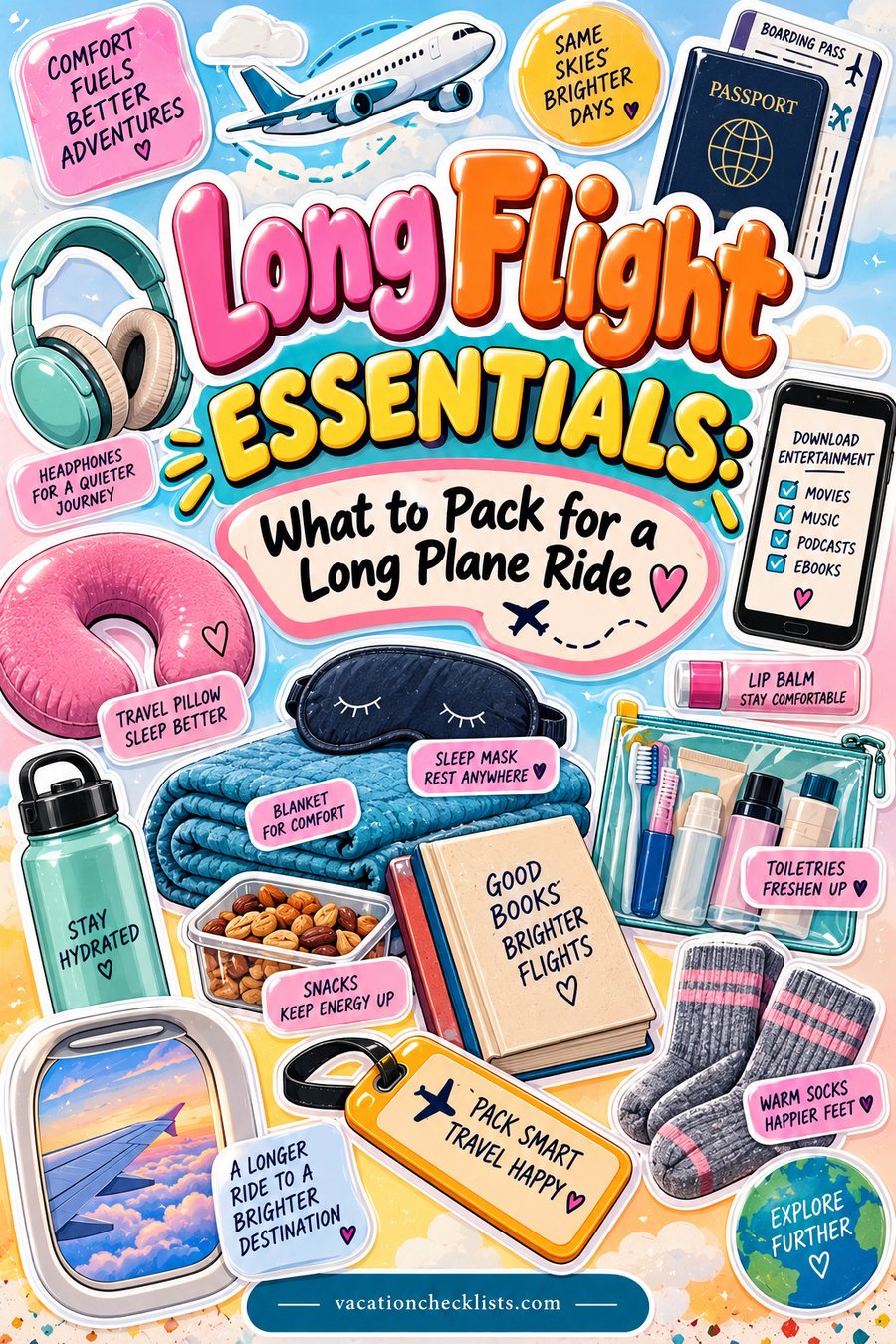 Long Flight Essentials: What to Pack for a Long Plane Ride