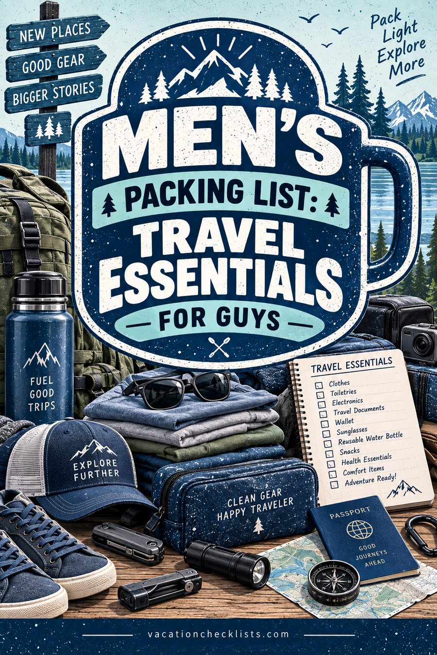 The Men's Packing List That Fits One Carry-On