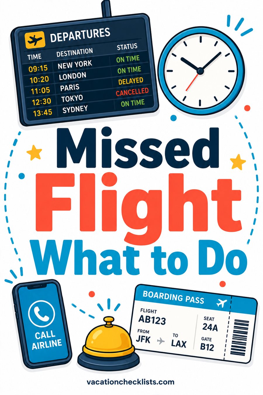 Missed Flight What to Do: First Steps and Your Rights