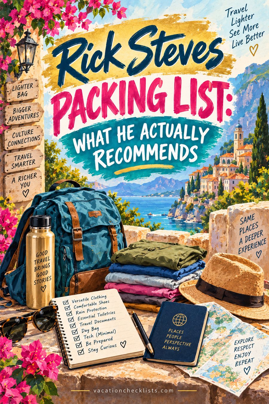 The Rick Steves Packing List, Item by Item