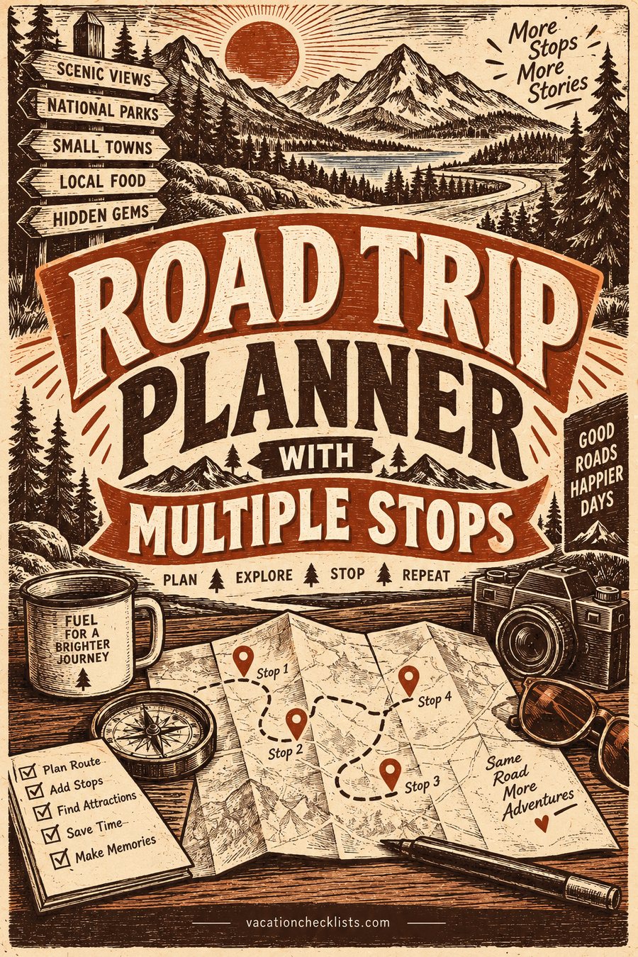 How to Plan a Road Trip With Multiple Stops