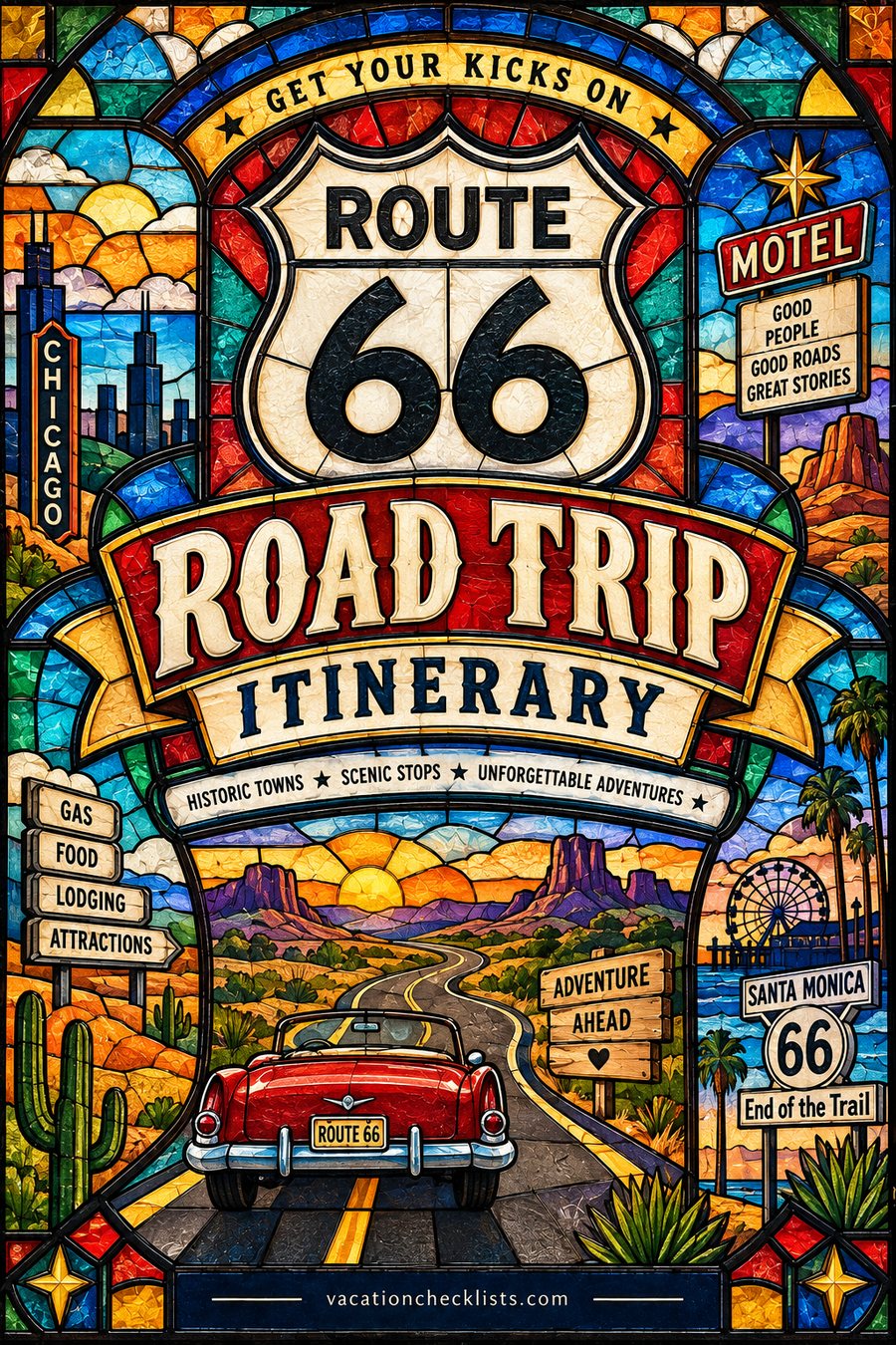 Route 66 Travel Itinerary