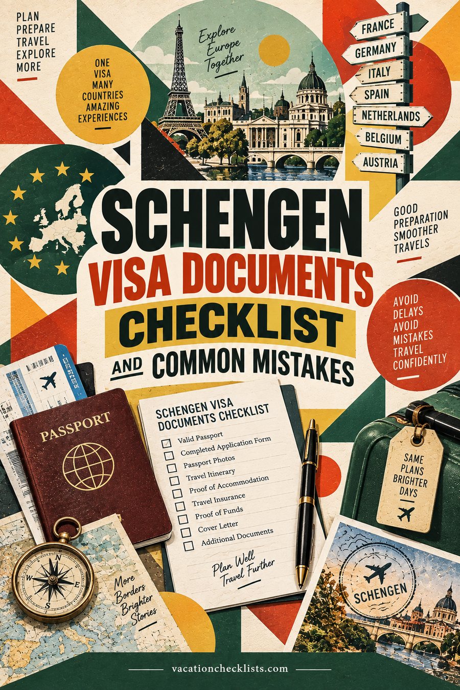 Schengen Visa Documents Checklist and Common Mistakes
