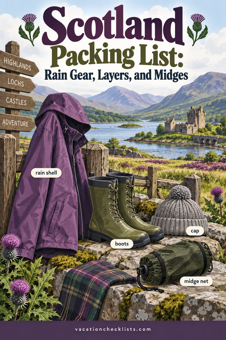 Scotland Packing List
