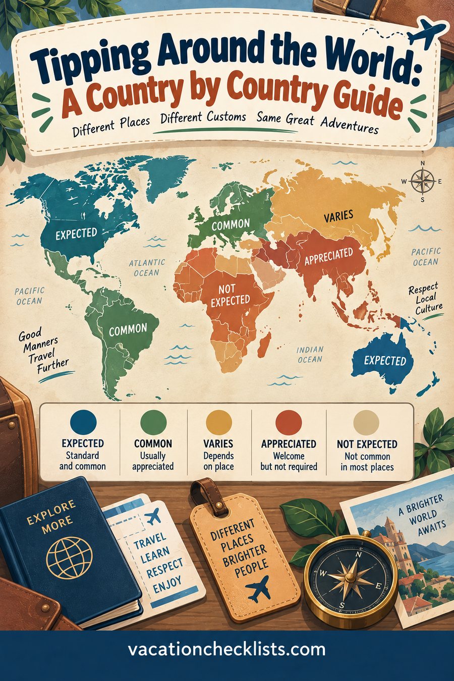Tipping Around the World: Where It Is Expected and Where It Is Not