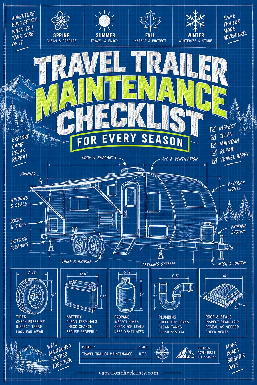Travel Trailer Maintenance Checklist