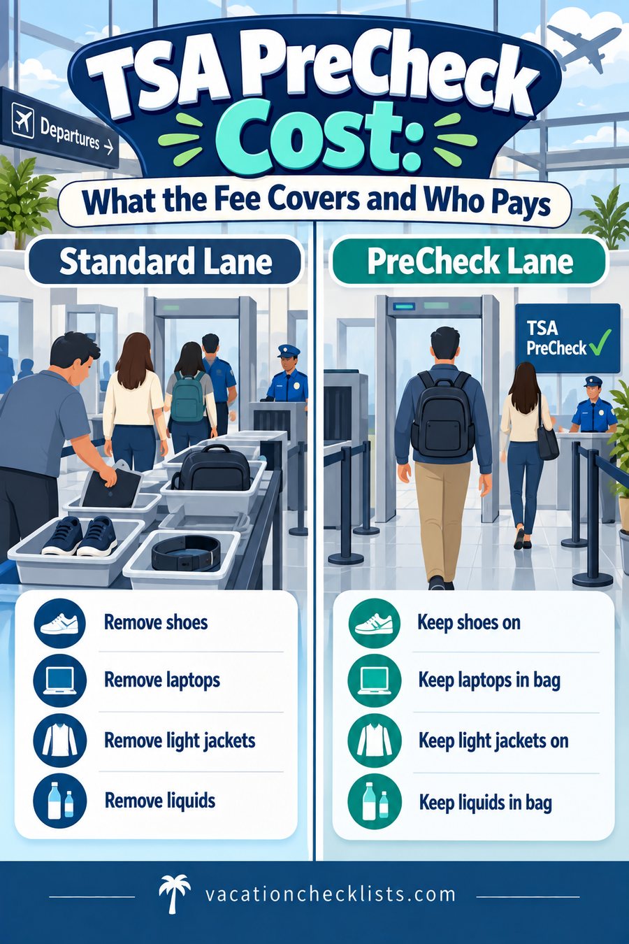 TSA PreCheck Cost: What the Fee Covers and Who Pays