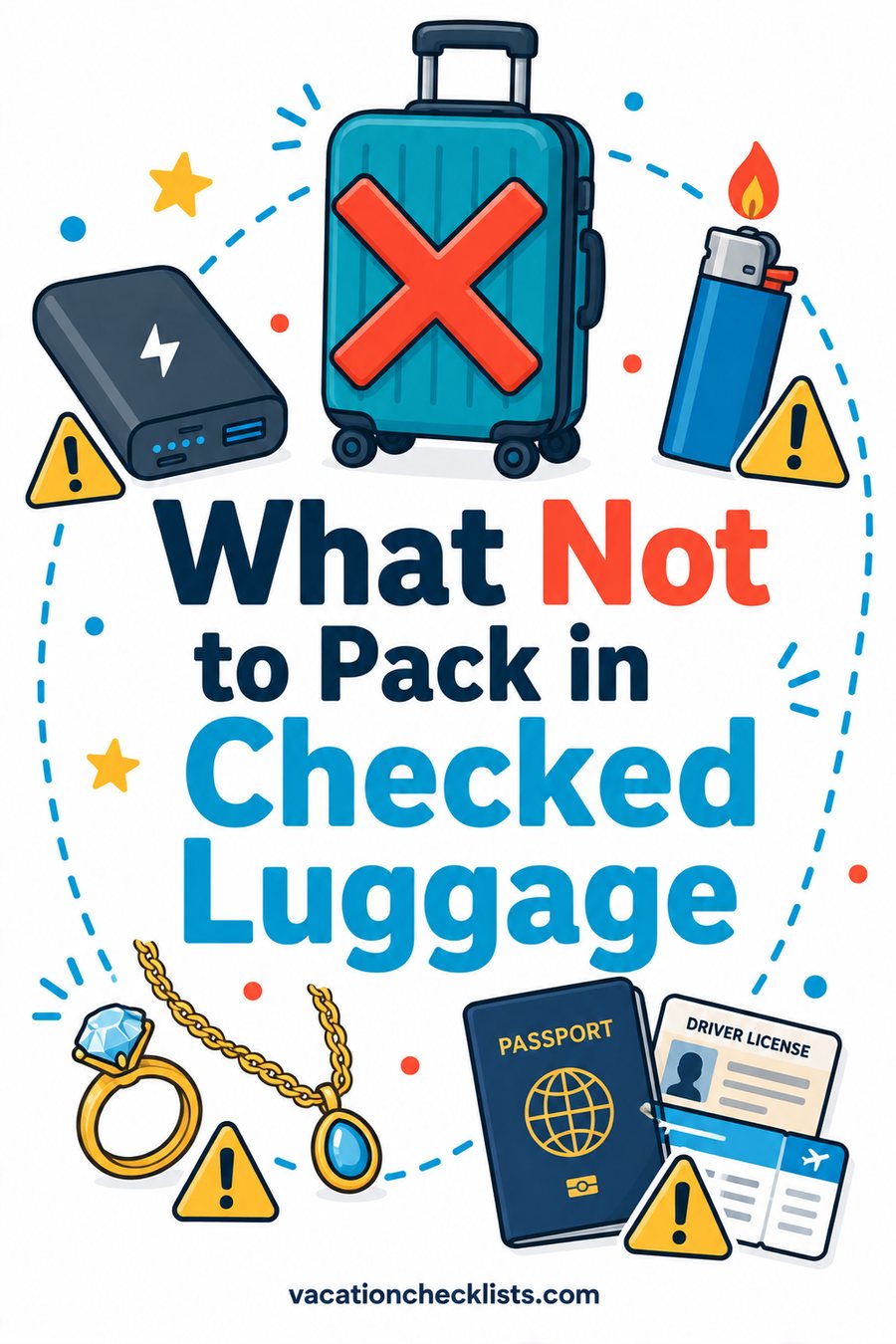 What Not to Pack in Checked Luggage