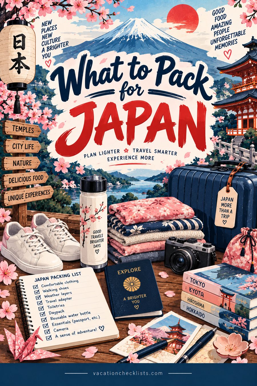 What to Pack for Japan