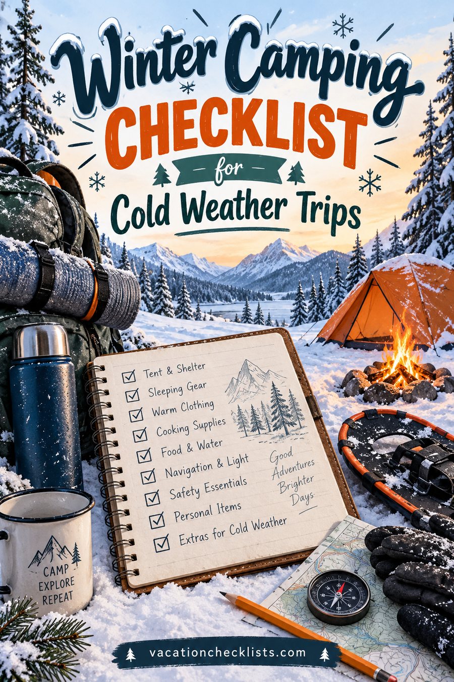 Winter Camping Checklist