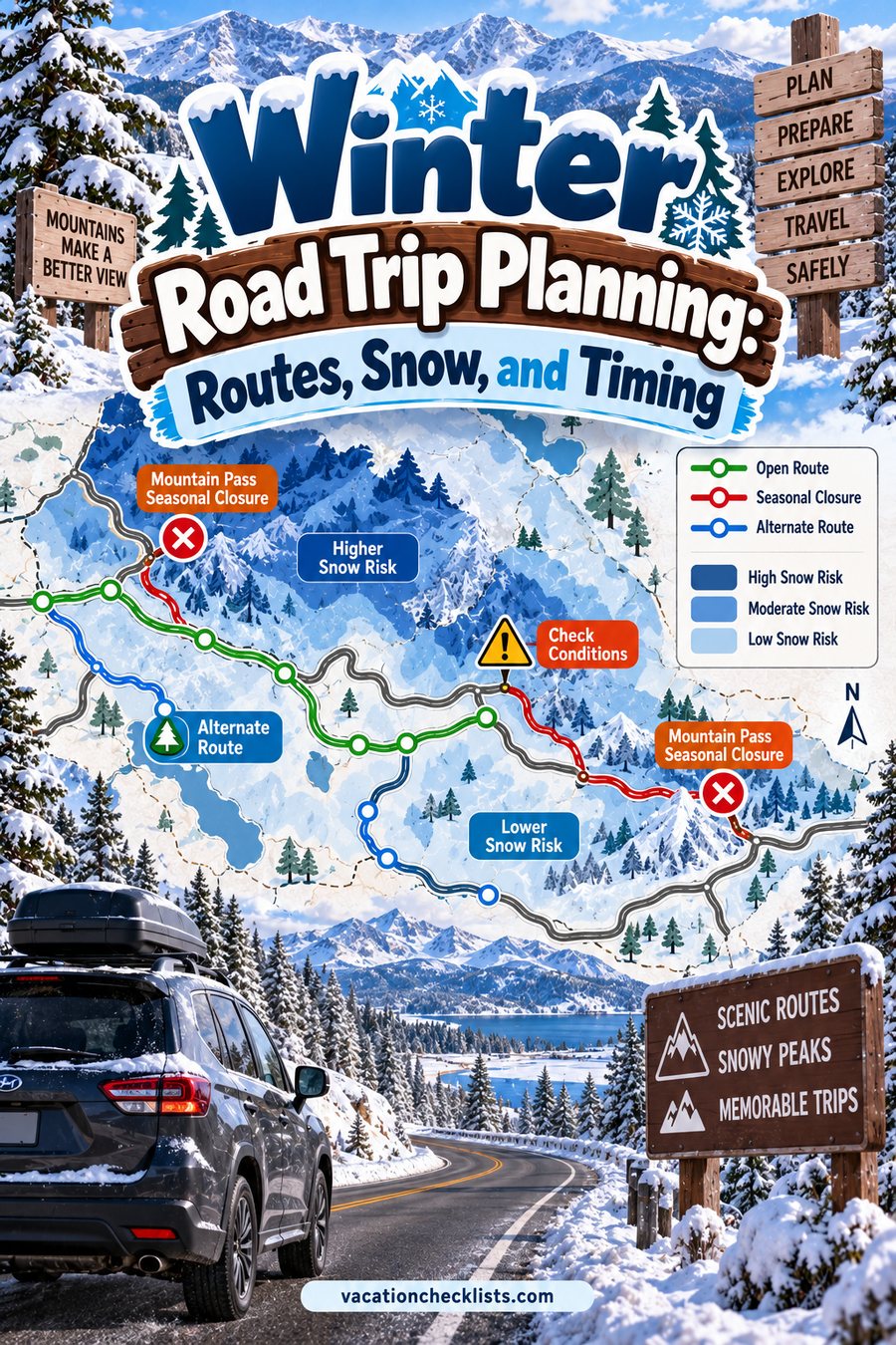 Winter Road Trip Planning